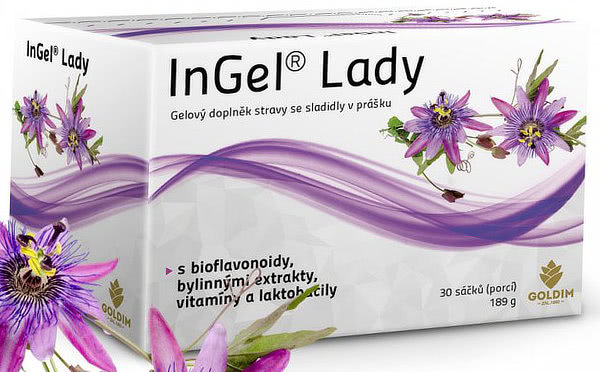 InGel Lady s bioflavonoidy bylinnými extrakty vitamíny a probiotiky 30 sáčků recenze