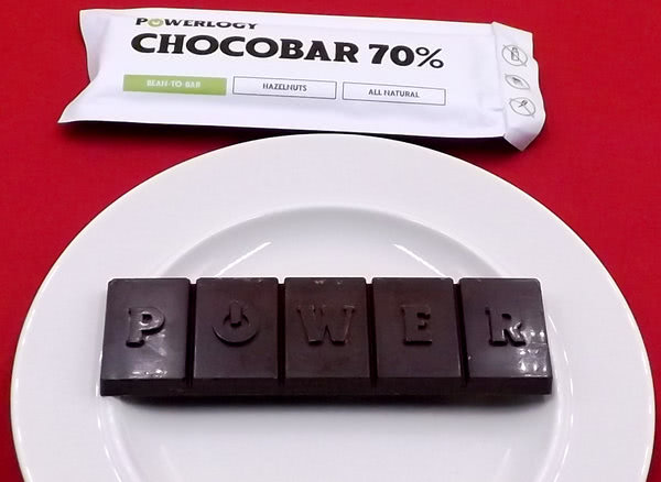 kvalitní čokoláda power choco bar 70%