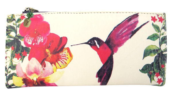 peněženka s kolibříkem
