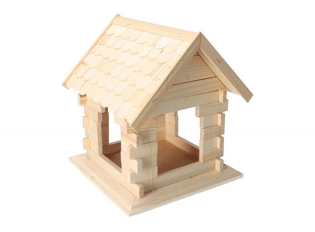 Dřevěný domeček pro ptáčky