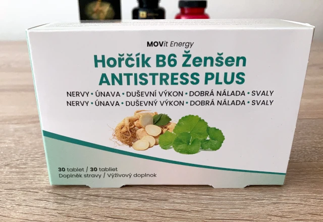 Hořčík B6 Ženšen Antistress PLUS recenze