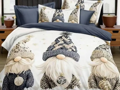 povlečení vánoční skřítci