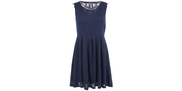 letní modré šaty