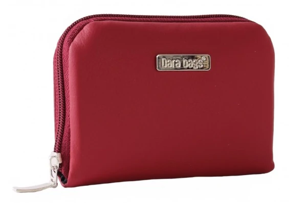 střední červená střední peněženka Dara Bags