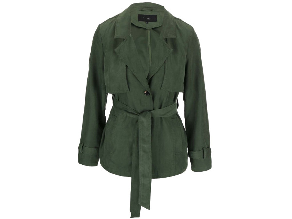 jarní kabát zelený