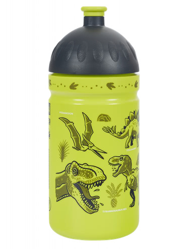 Zelená lahev s dinosaury - 500 ml
