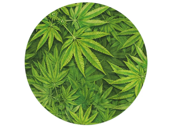 kulatá osuška cannabis
