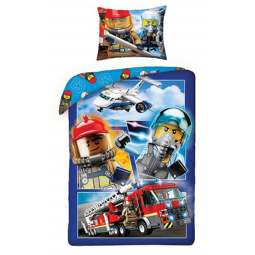 povlečení Lego City - hasičský vůz